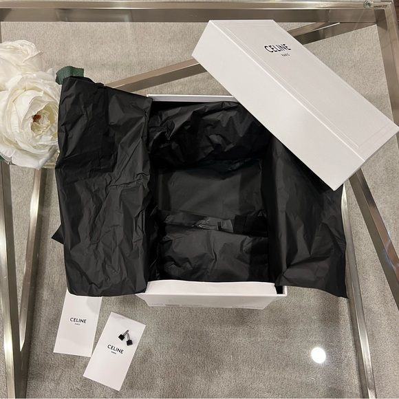 Celine empty shoe box with heel tip - Picture 4 of 8